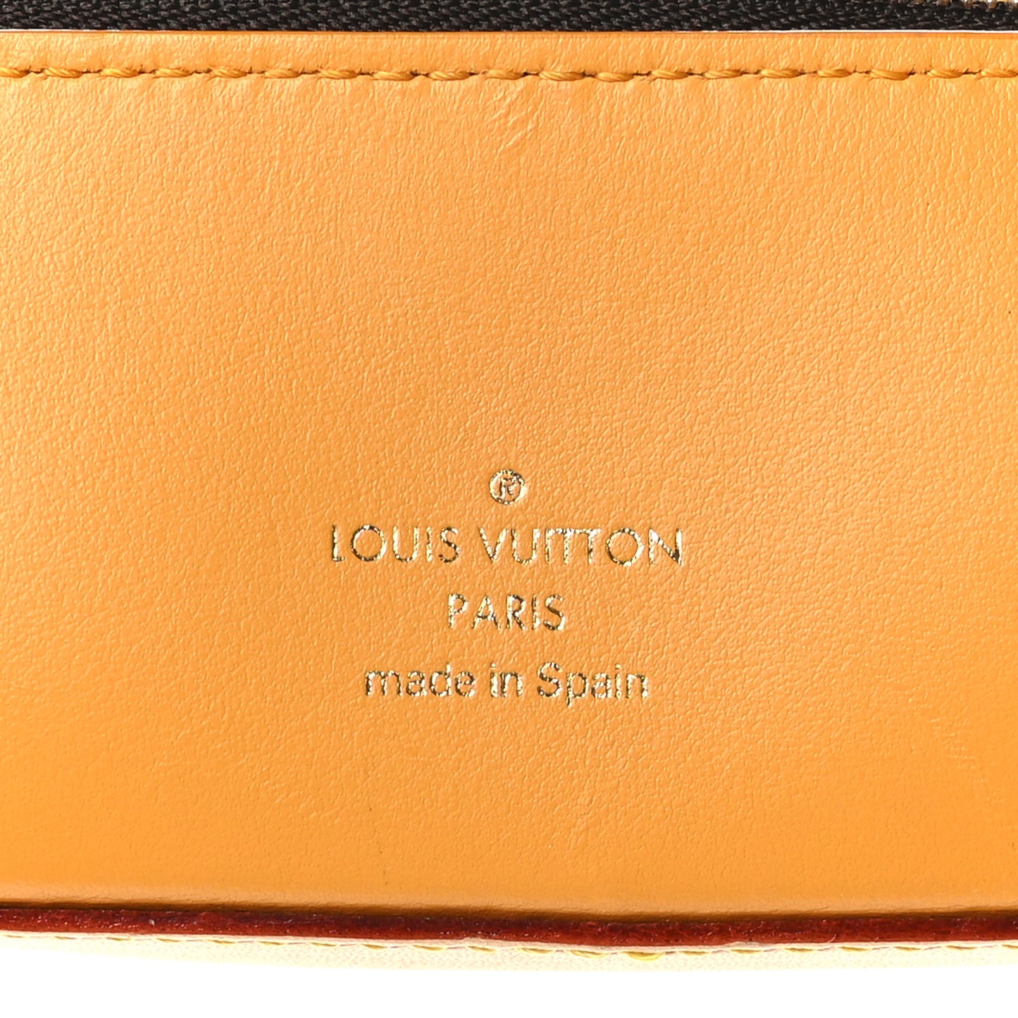 Monogram 2022 Christmas Animation New York Soho Pencil Pouch Yellow Yellow