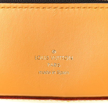 Louis Vuitton Monogram 2022 Christmas Animation New York Soho Pencil Pouch Yellow Yellow 6 of 7