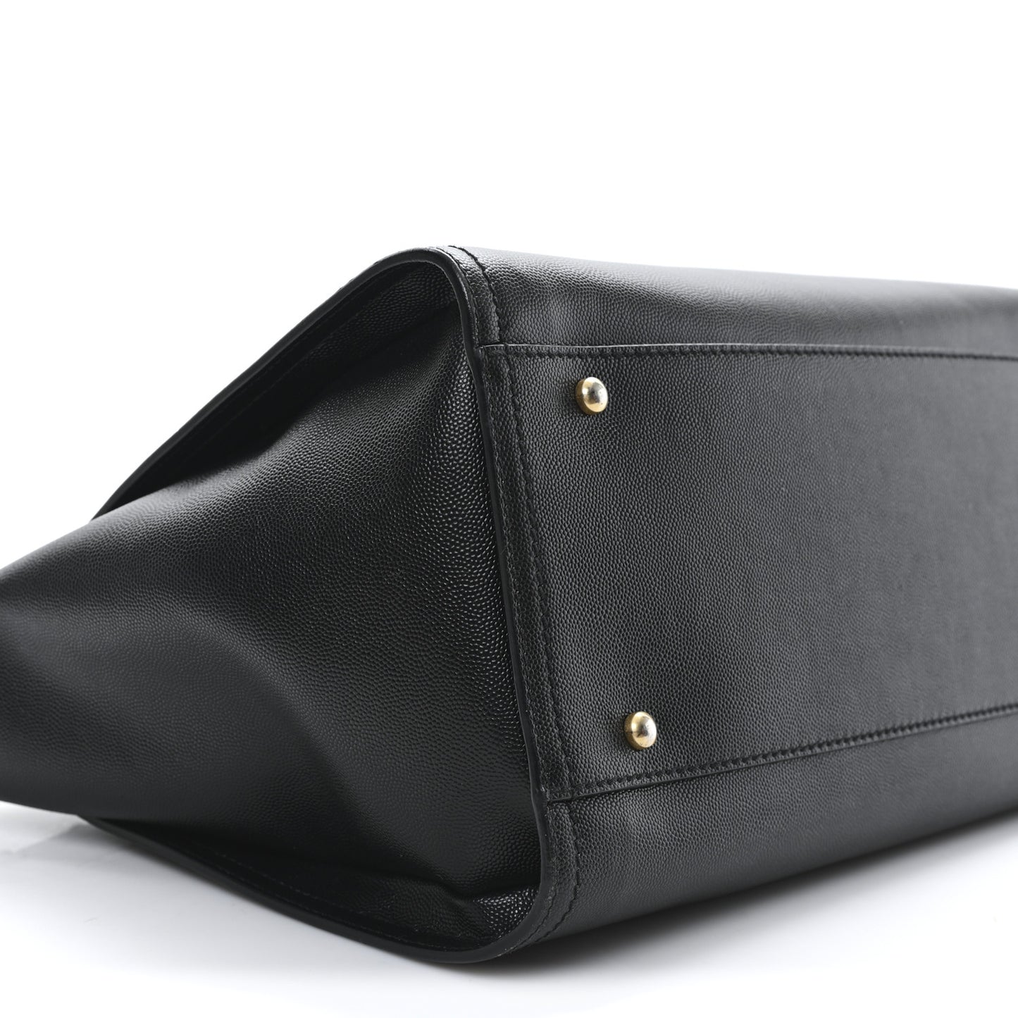 Caviar Small Studded Deauville Tote Black