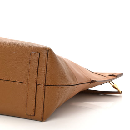 Burberry Calfskin Medium Society Top Handle Tote Tan 8 of 16