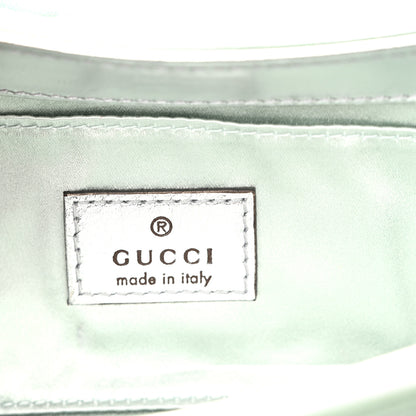 Gucci Iridescent Nappa Vertical Matelasse Small Maxi Horsebit Chain Shoulder Bag Iridescent Salvy Green 6 of 10