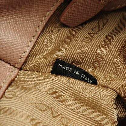 Prada Saffiano Large Galleria Double Zip Tote Cammeo 7 of 8