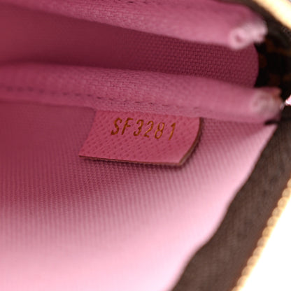 Louis Vuitton Monogram 2021 Christmas Animation Japanese Garden Mini Pochette Accessories Wisteria Pink 6 of 8