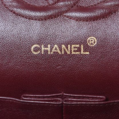 Chanel Lambskin Quilted Medium Double Flap Black 6 of 16