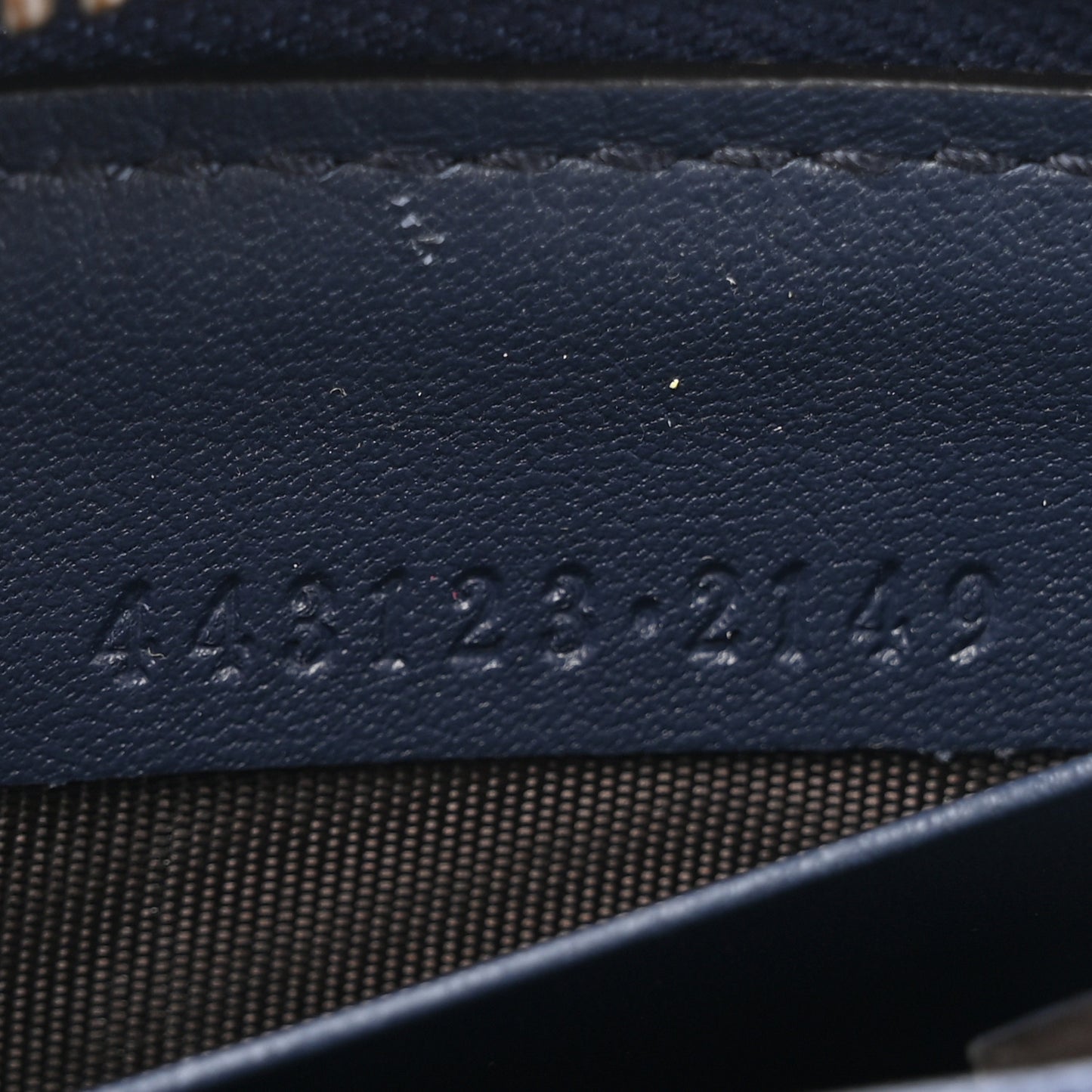 Denim Matelasse Pearly GG Marmont Zip Around Wallet Blue