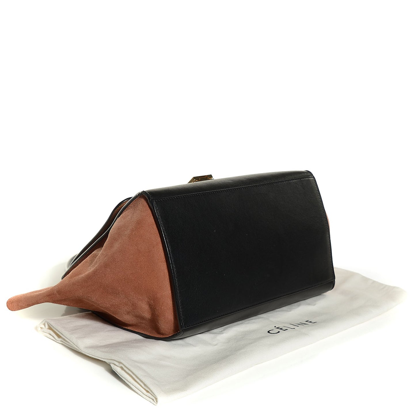 Python Suede Medium Trapeze Blush
