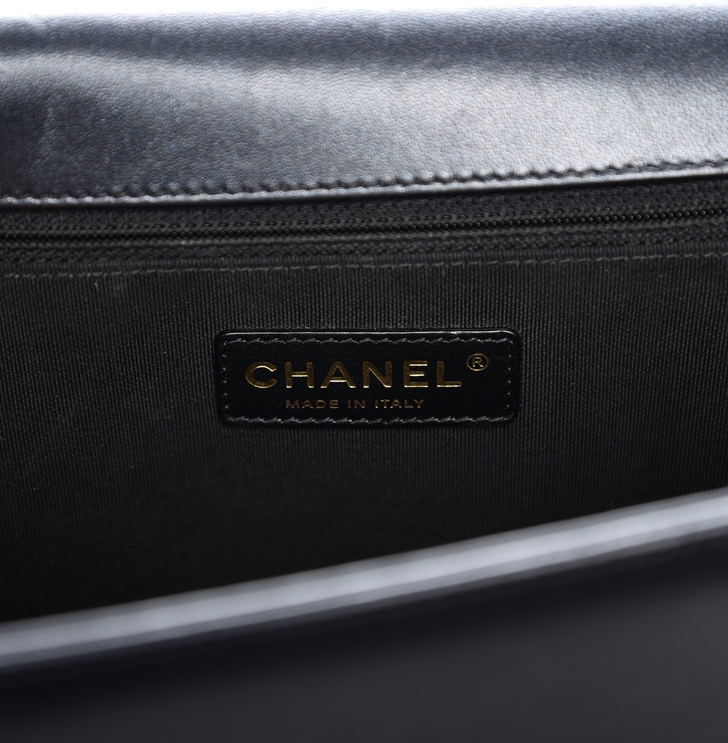 Chanel Lambskin Quilted Large Boy Flap Black 7 of 8
