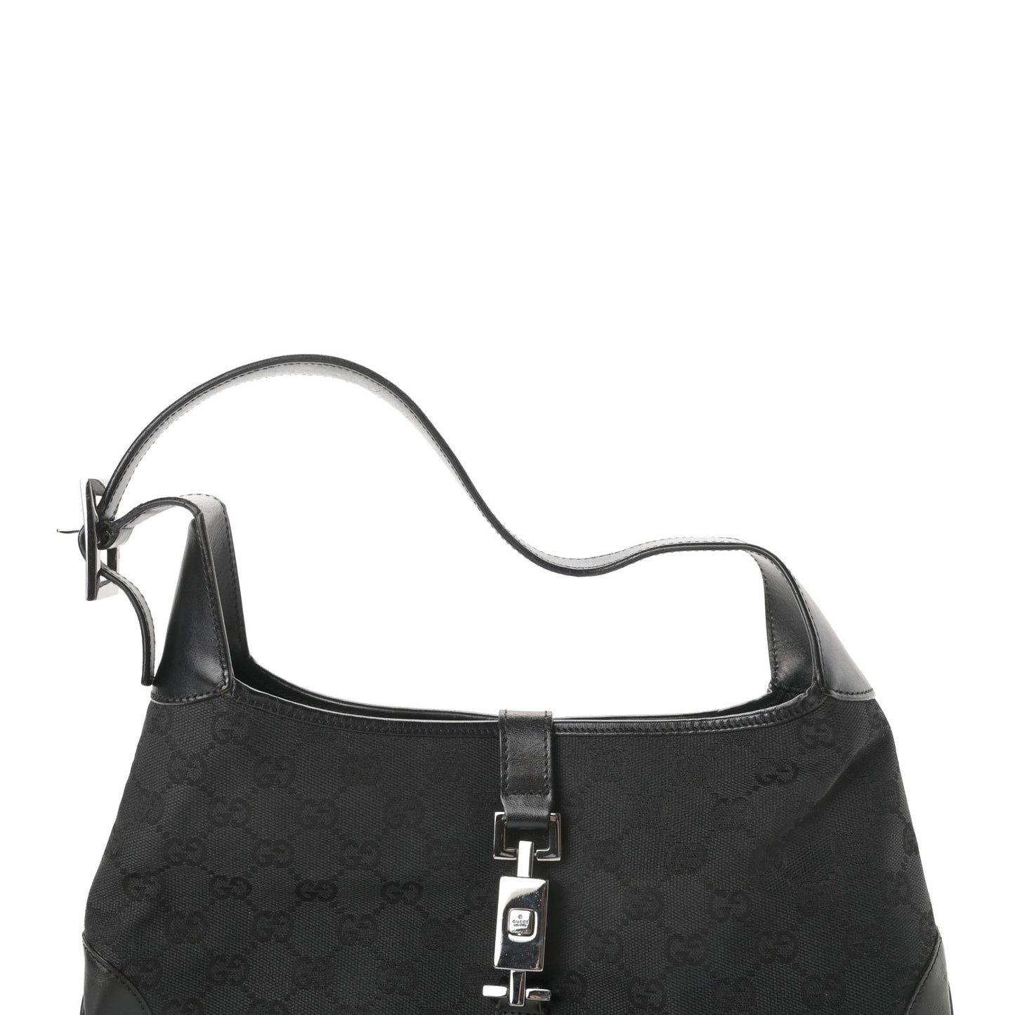 Monogram Small Jackie O Hobo Black