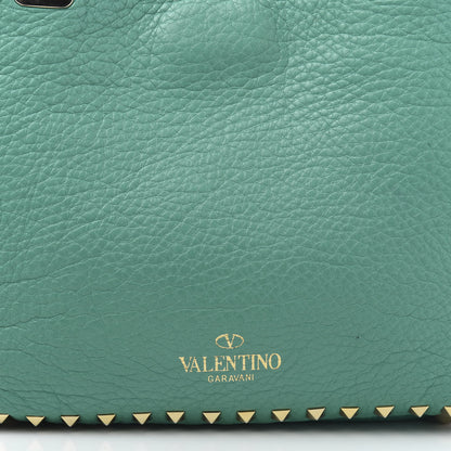 Valentino Garavani Grained Calfskin Small Rockstud Tote Colibri 10 of 12