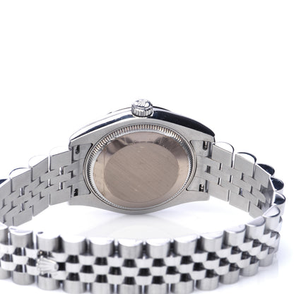 Rolex Stainless Steel 18K White Gold Diamond Mother of Pearl 31mm Oyster Perpetual Datejust Watch 178274 4 of 6