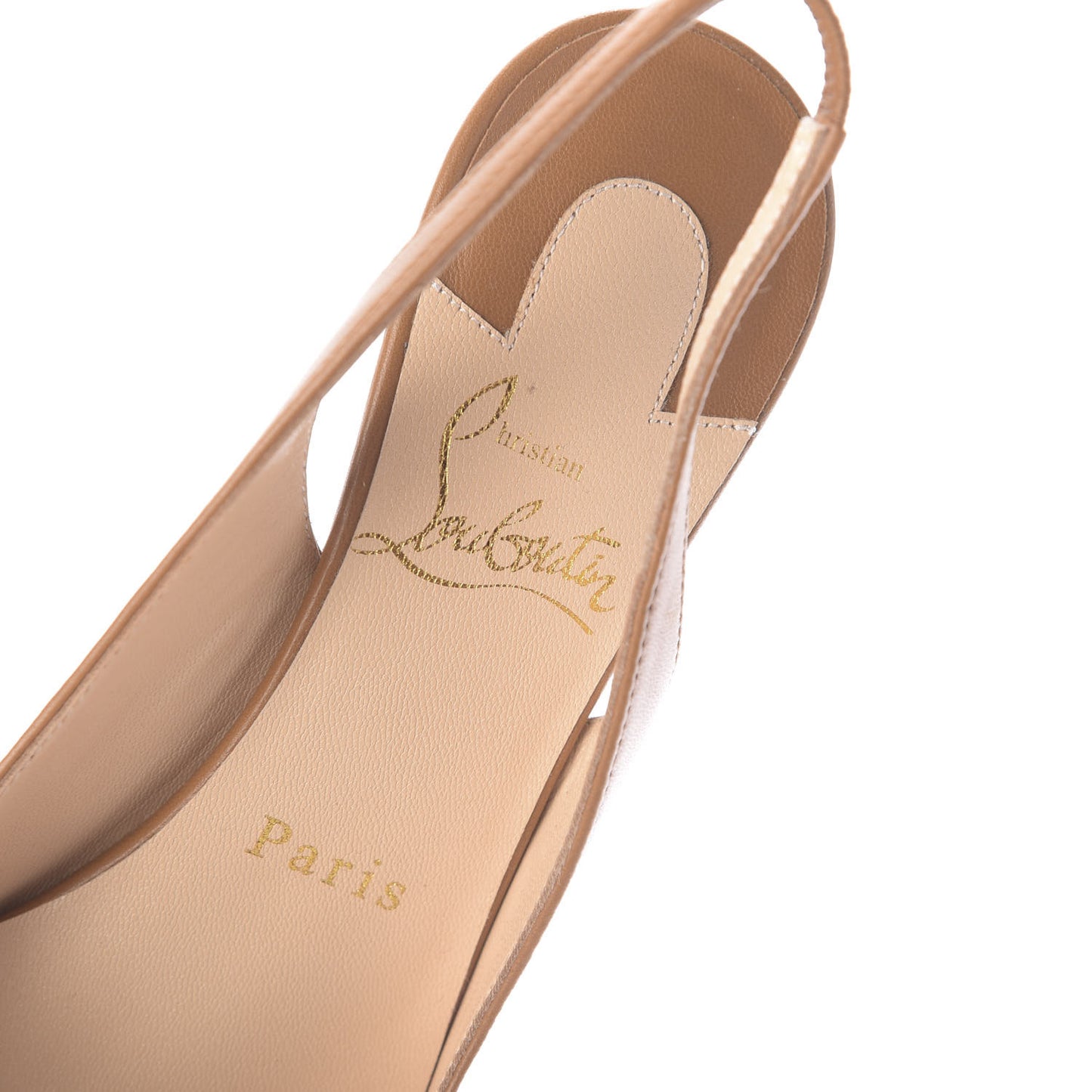 Nappa Clare Sling 80 Pumps 35 Cafe Creme
