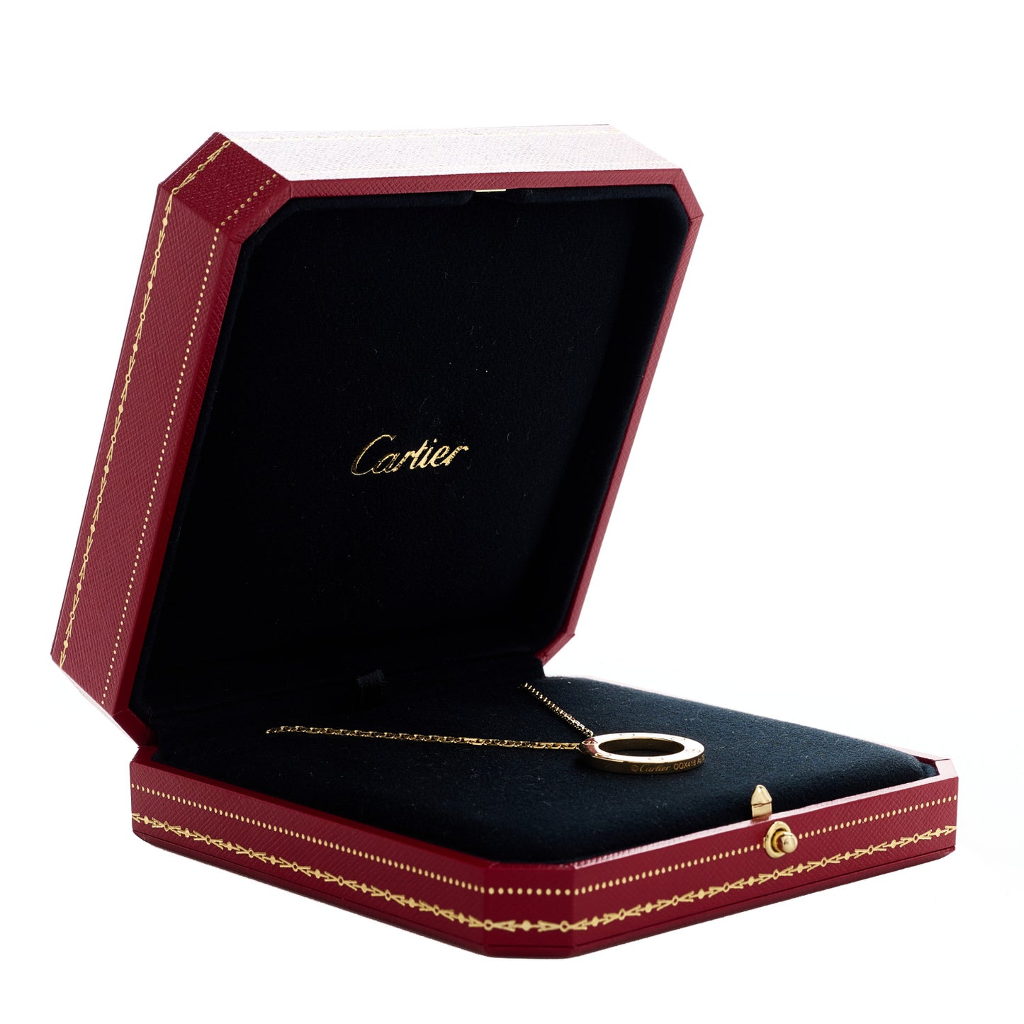 18K Yellow Gold LOVE Pendant Necklace