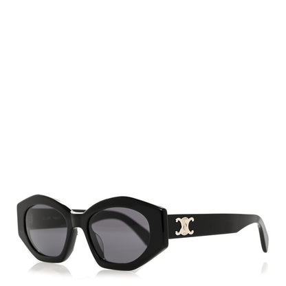 Celine Acetate Triomphe 01 Sunglasses CL 40238U Black 1 of 7
