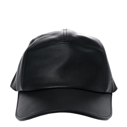 Hermes Calfskin Nevada Cap 58 Black 6 of 10