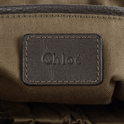 Chloe Calfskin Large Marcie Satchel Ash 6 of 10