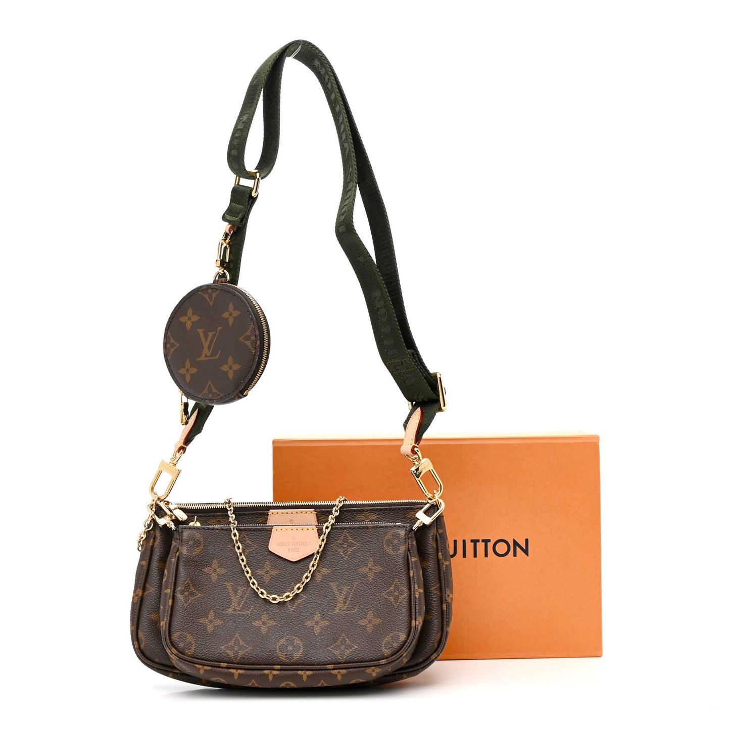 Monogram Multi Pochette Accessories Kaki