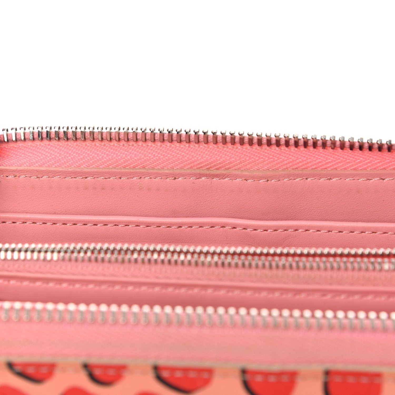 Louis Vuitton Vernis Jungle Dots Zippy Wallet Sugar Pink Poppy 8 of 16