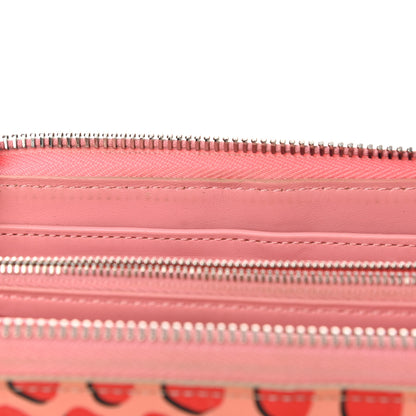 Louis Vuitton Vernis Jungle Dots Zippy Wallet Sugar Pink Poppy 8 of 16