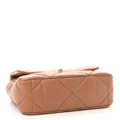 Chanel Lambskin Quilted Medium Chanel 19 Flap Brown 4 of 9