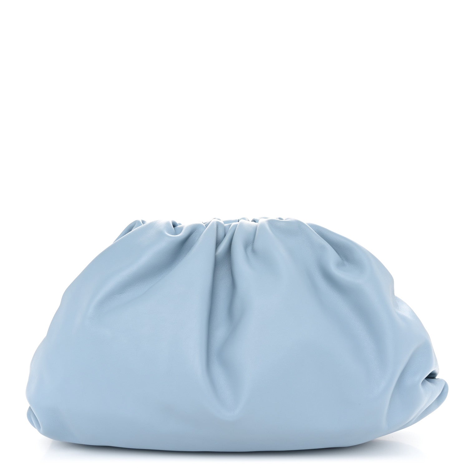 Bottega Veneta Smooth Butter Calf The Pouch Oversized Clutch Ice 1 of 10
