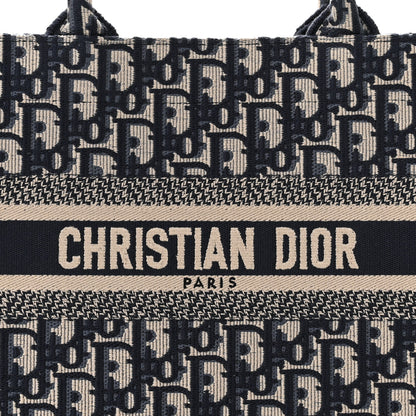 Christian Dior CHRISTIAN DIOR Oblique Small Book Tote Blue Multicolor 7 of 10