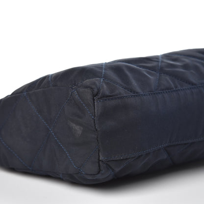 Prada Nylon Tessuto Quilted Shoulder Bag Navy 7 of 14