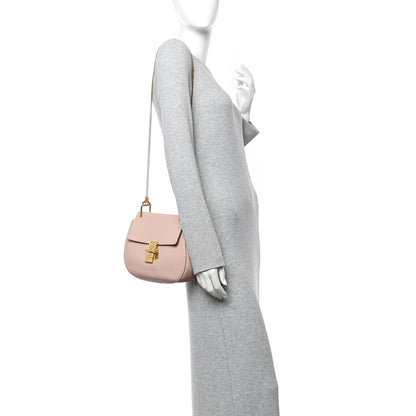 Chloe Grained Lambskin Drew Shoulder Bag Cement Pink Cement Pink 2 of 11