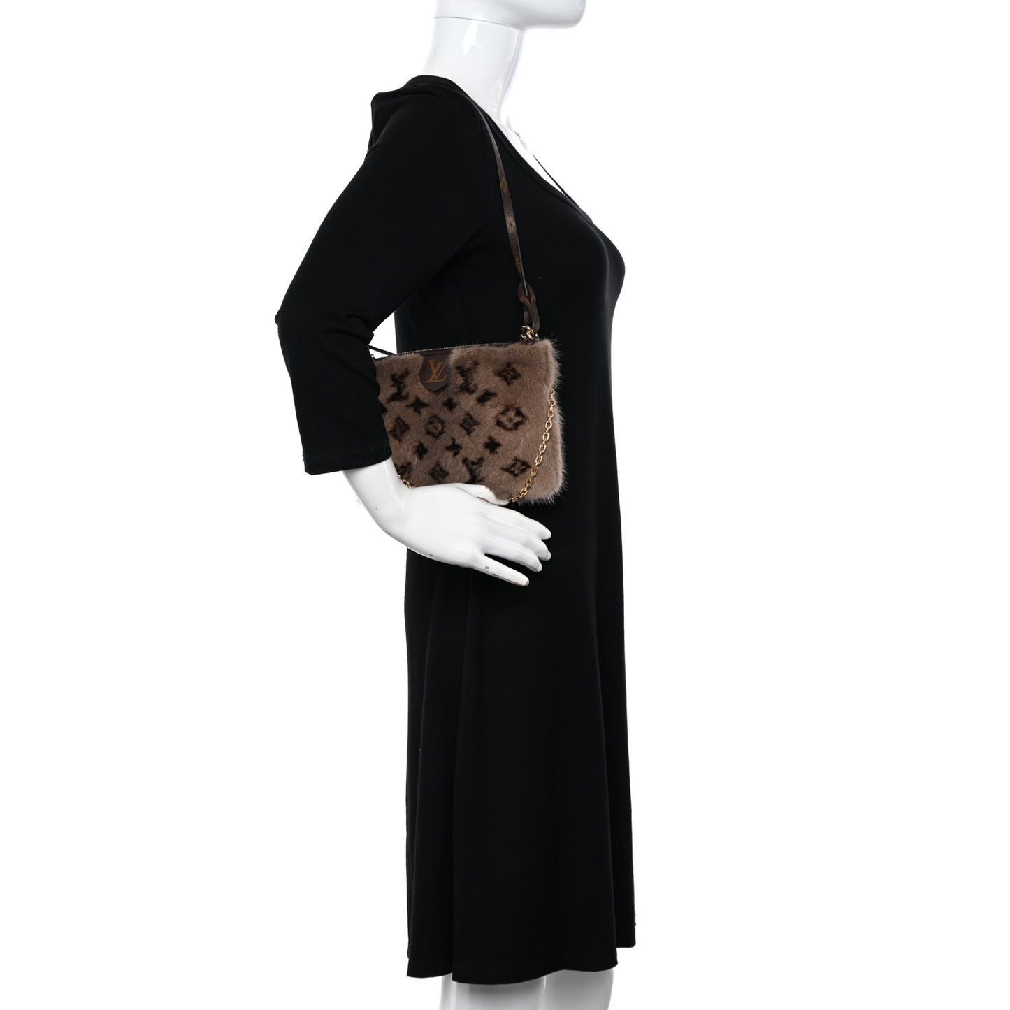 Monogram Mink Neo Pochette Milla Vision Brown