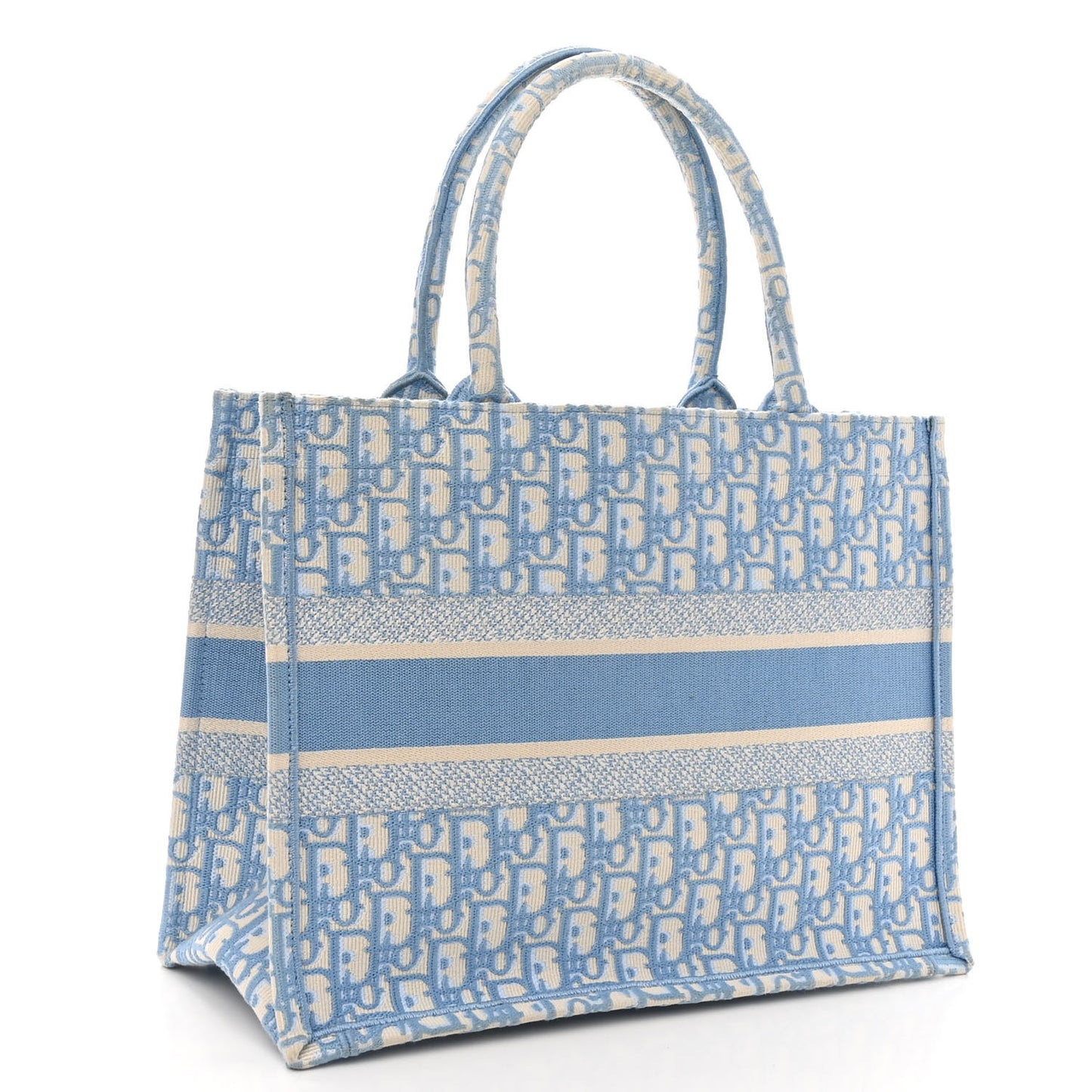 Oblique Medium Book Tote Light Blue