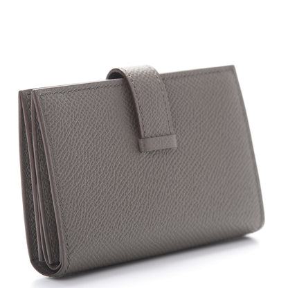Hermes Epsom Mini Bearn Wallet Etain 3 of 8