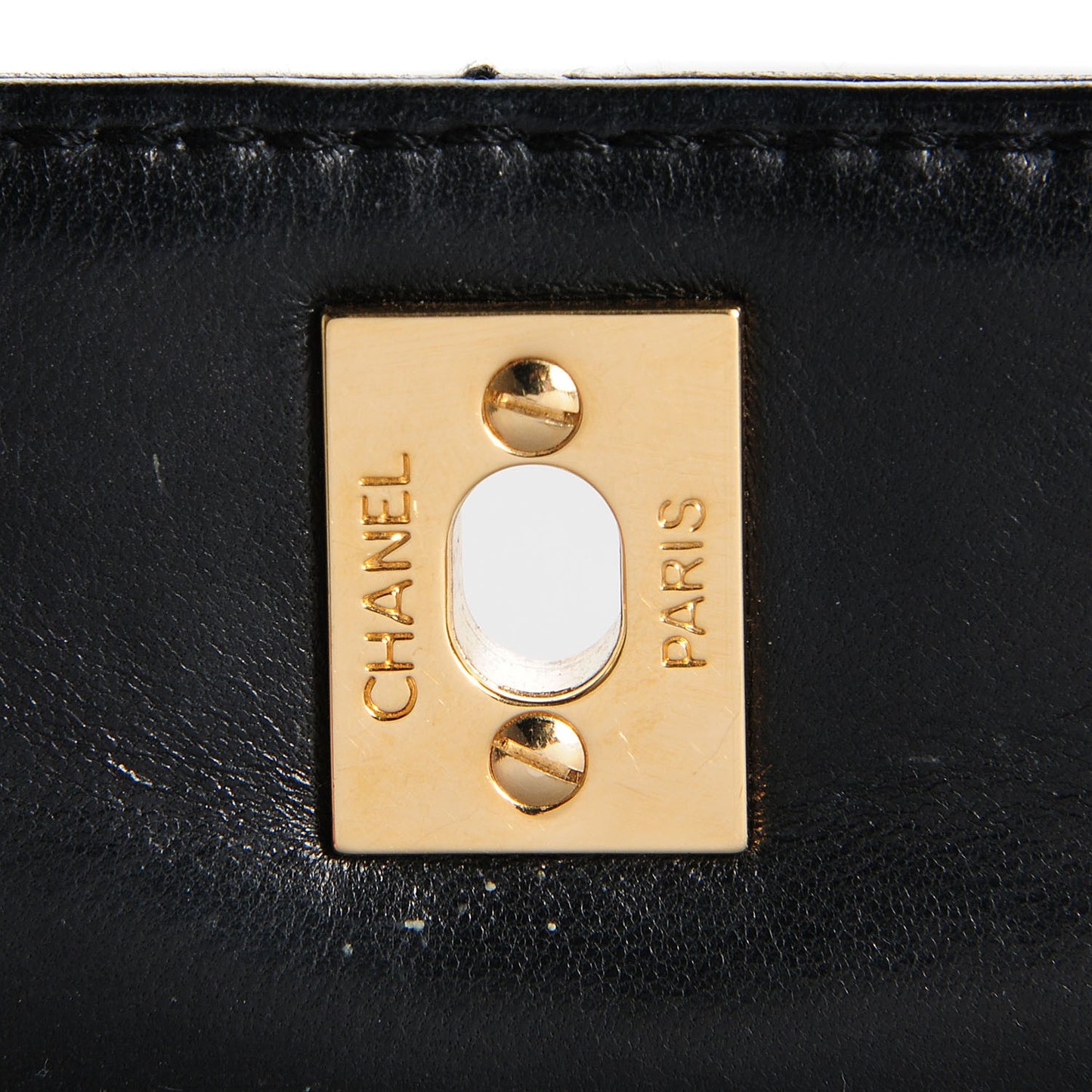 Lambskin Medium Kelly Flap Bag Black