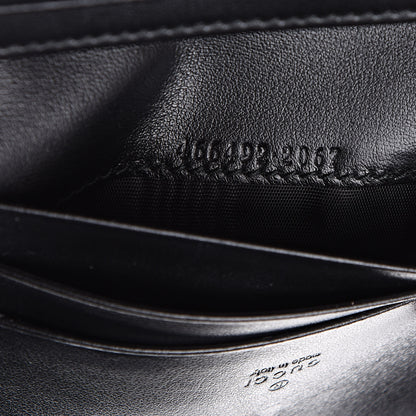 Gucci Calfskin Matelasse GG Marmont Card Case Wallet Black 7 of 7