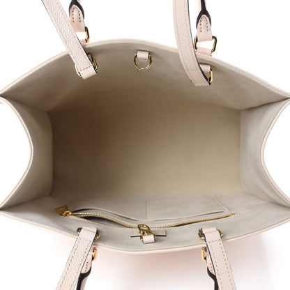Louis Vuitton Empreinte Monogram Giant By The Pool Onthego MM Cream Saffron 5 of 10