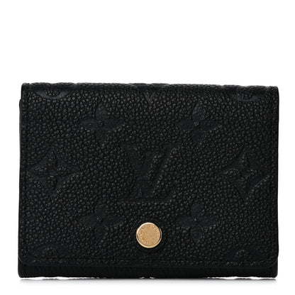 Louis Vuitton Empreinte Business Card Holder Black 1 of 9