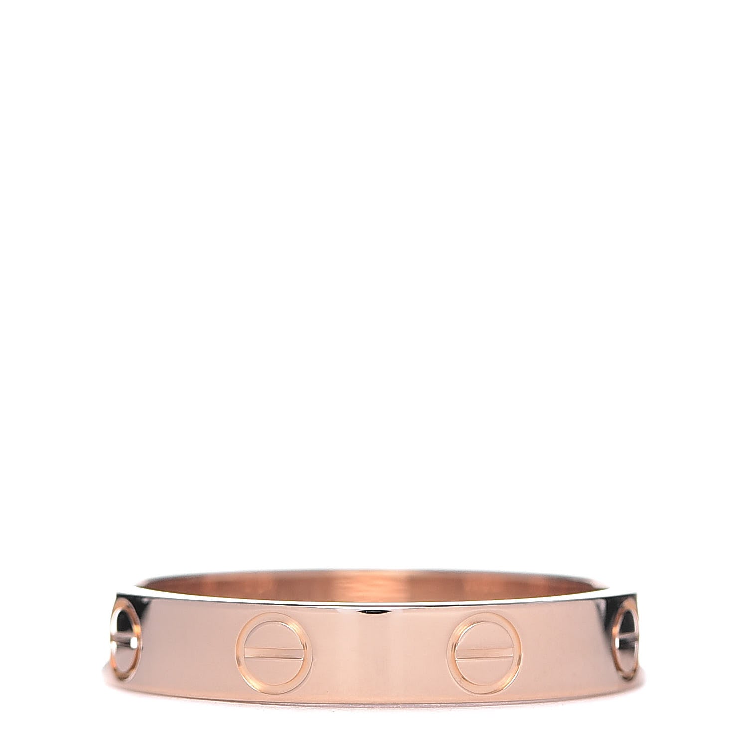 Cartier 18K Pink Gold 3.5mm LOVE Wedding Band Ring 55 7.25 3 of 5