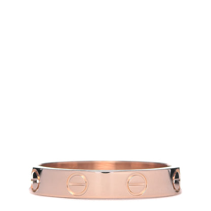 Cartier 18K Pink Gold 3.5mm LOVE Wedding Band Ring 55 7.25 3 of 5