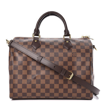 Louis Vuitton Damier Ebene Speedy Bandouliere 30 1 of 11