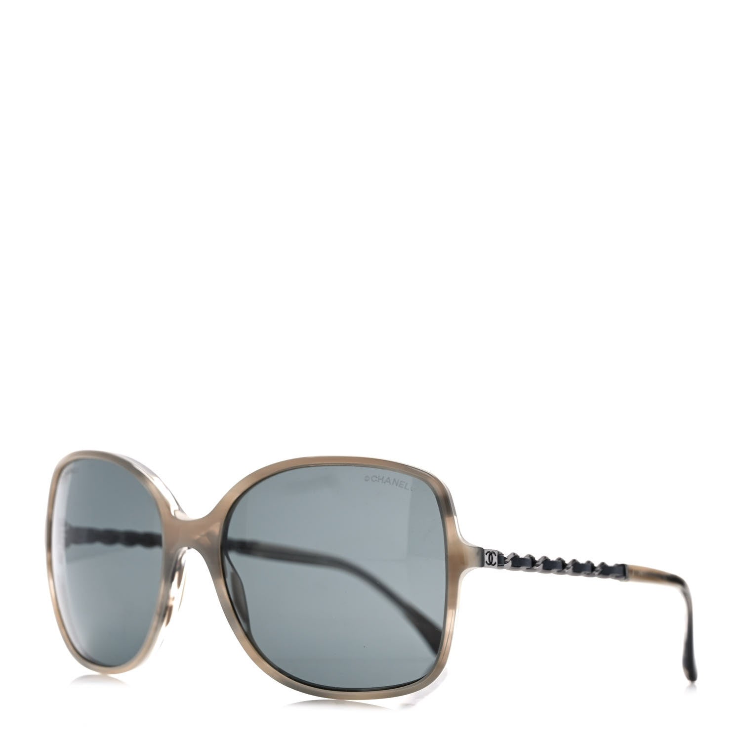 Chanel Lambskin Square Chain Sunglasses 5210-Q Grey 1 of 8