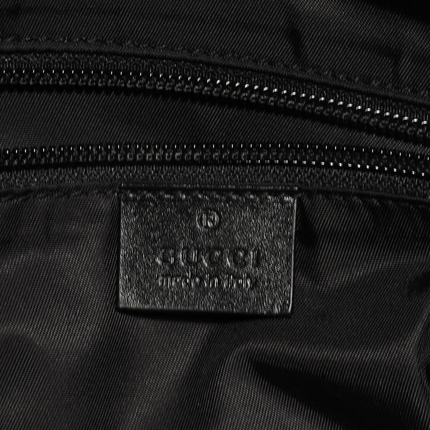 Mens Nylon Large Messenger Bag Black