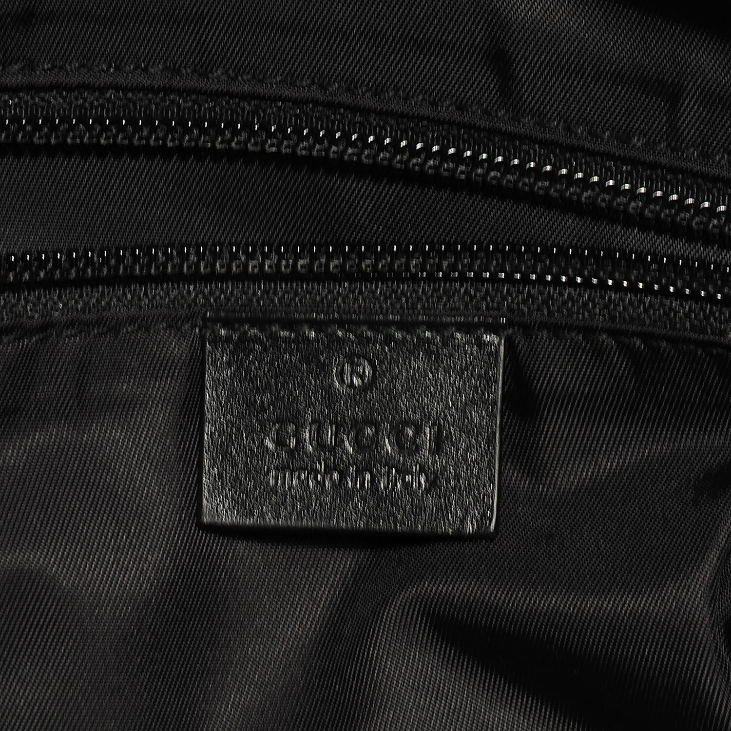 Gucci Mens Nylon Large Messenger Bag Black 6 of 8
