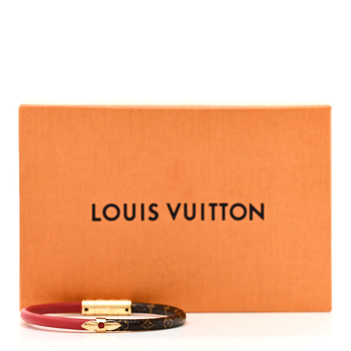 Monogram Daily Confidential Bracelet 19 Red