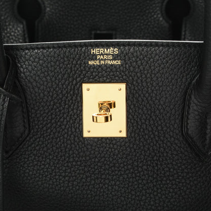 Hermes Taurillon Clemence Birkin 40 Black 9 of 24