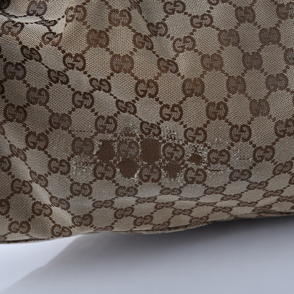 Gucci Monogram Large Sukey Tote Metallic Blue 8 of 9