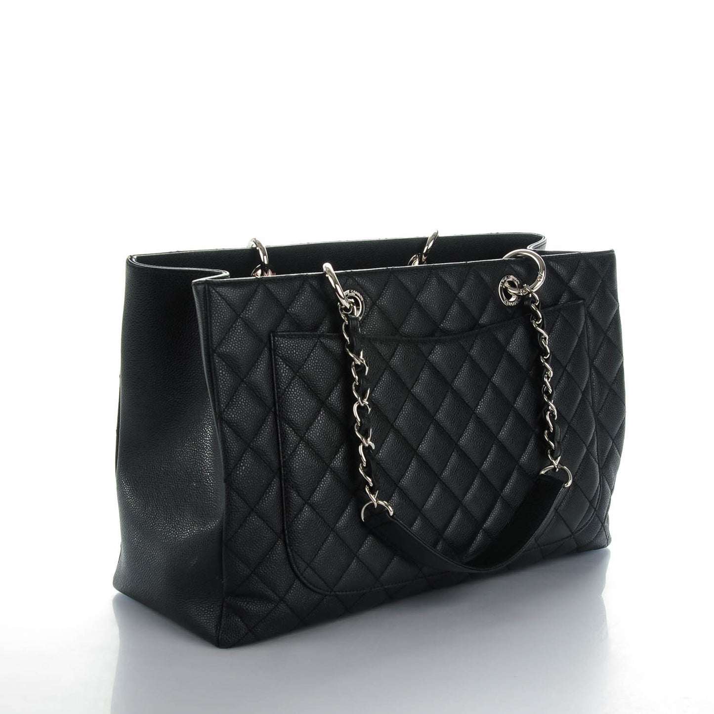 Caviar Quilted XL Grand Shopping Tote GST Black