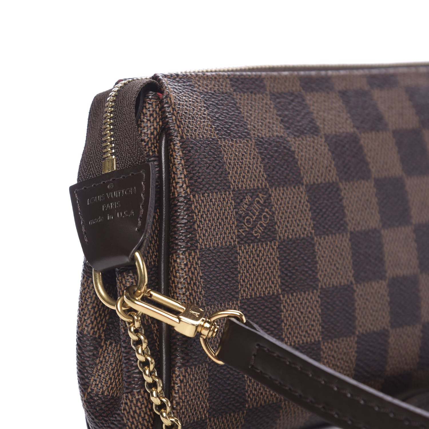 Louis Vuitton Damier Ebene Eva Clutch 7 of 10