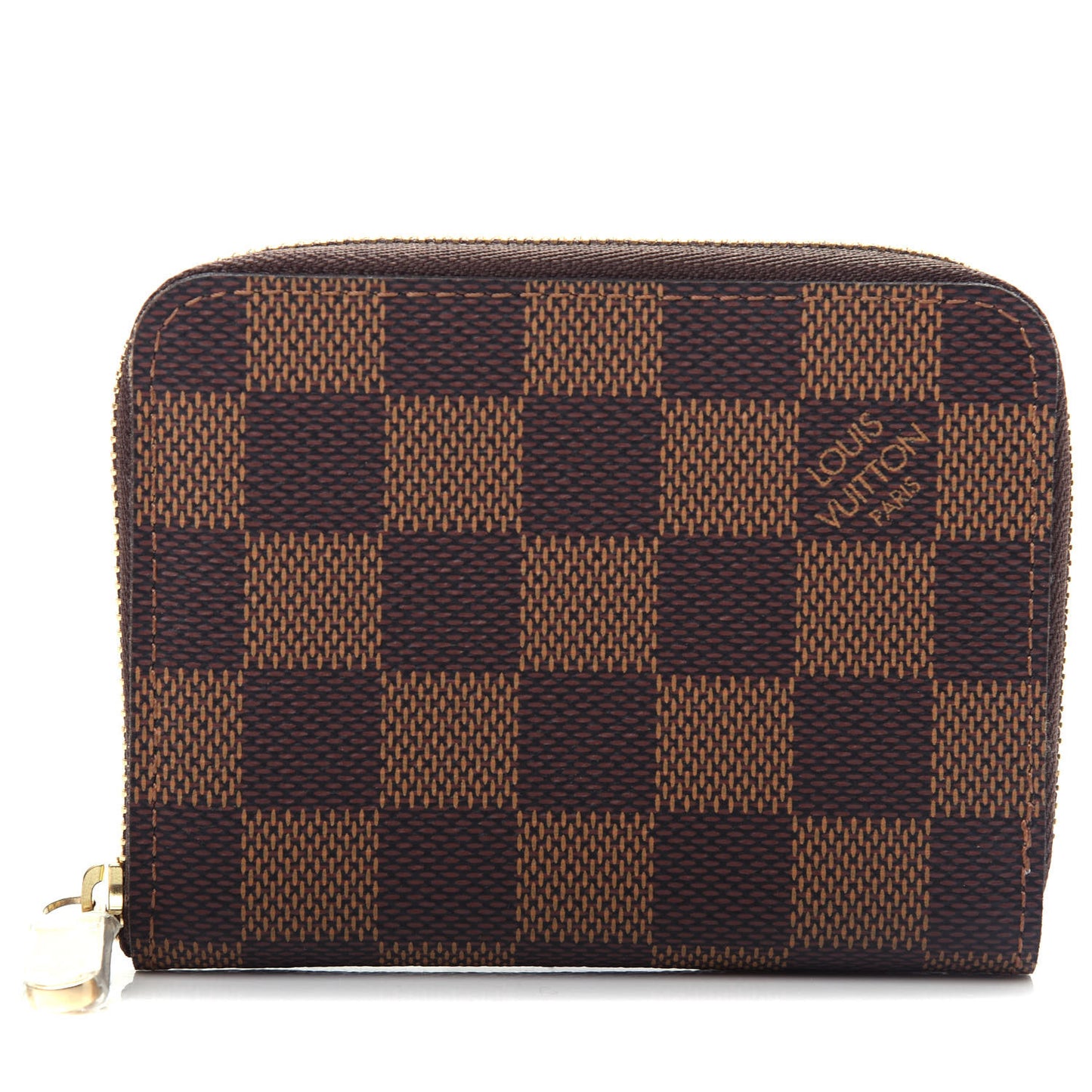 Damier Ebene Zippy Coin Purse Rose Ballerine