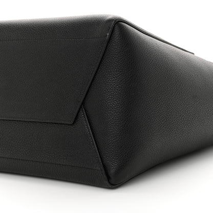 Celine Soft Grained Calfskin Sangle Bucket Bag Black 10 of 14