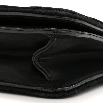 Gucci Velvet Matelasse GG Marmont Mini Bag Black 9 of 12