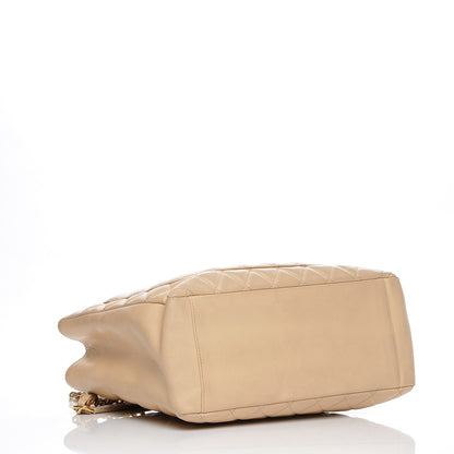 Chanel Caviar Quilted Grand Shopping Tote GST Beige Clair 4 of 7