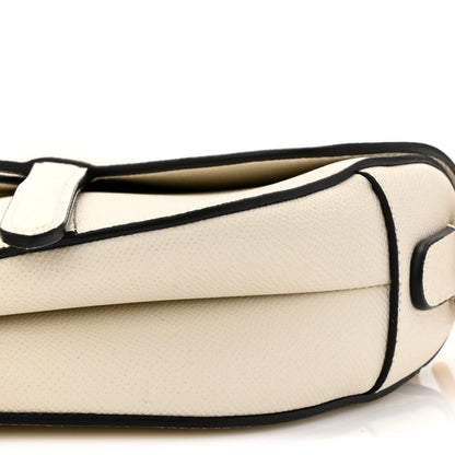 Christian Dior Grained Calfskin Saddle Bag With Strap Latte 10 of 11